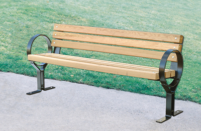 hoop-park-wooden-bench