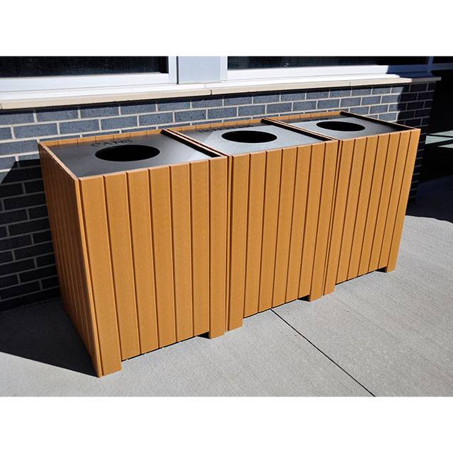 Recycled Plastic Wood Kiosks / Sustainable Outdoor Kiosks