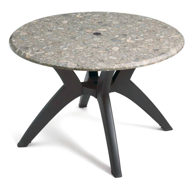 42 Round Melamine Table