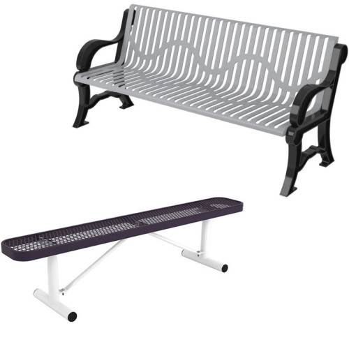 Park Benches - Thermoplastic Coated
