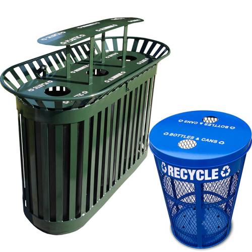 Commercial Trash Cans & Recycling