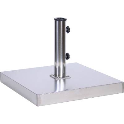 50 Lb. Square Stainless Steel Freestanding Base