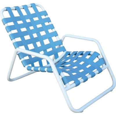 Welded Contract Lido Stacking Sand Cross Strap Chair