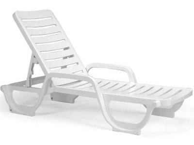 Bahia Contract Stacking Adjustable Chaise Lounge - Pack of 6