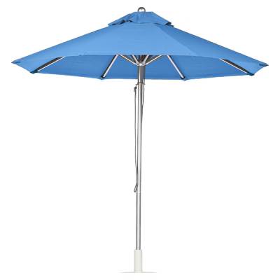 Frankford Greenwich 9 Ft. Heavy Duty Aluminum Market Umbrella - Pulley Lift