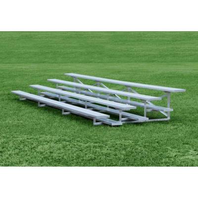 4 Row Low-Rise Aluminum Bleacher