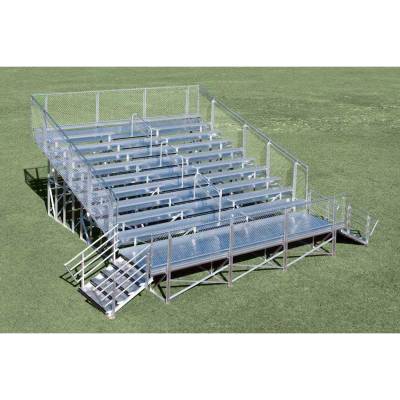 10 Row Elevated Aluminum Bleacher