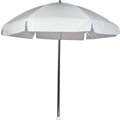 Frankford Lifeguard 6 1/2 Ft. Flat Top Umbrella, Steel Ribs - Push Up Style without Tilt 