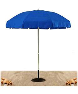 7 1/2 Ft. Flat Top Umbrella, Steel Ribs - Push Up Style with Tilt.