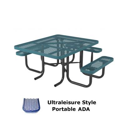 46" x 57" UltraLeisure Picnic Table, ADA - Portable