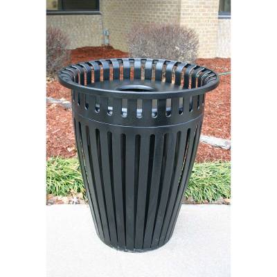 32 Gallon Crown Trash Receptacle with Flared Top