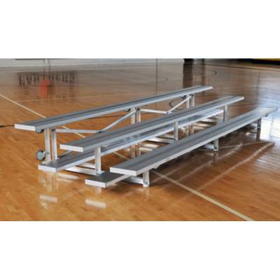 3 Row Tip and Roll Aluminum Bleacher