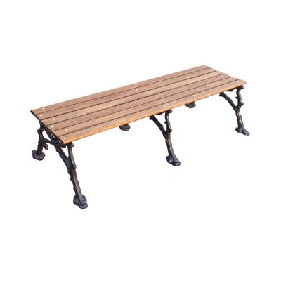 4', 5' and 80" Woodland Backless Bench - Portable/Surface Mount.