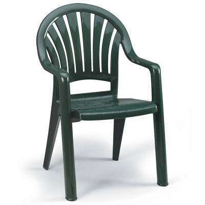 Pacific Fanback Stacking Armchair
