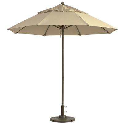 9' Windmaster Fiberglass Market Umbrella