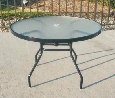 48" Round Acrylic Top Table