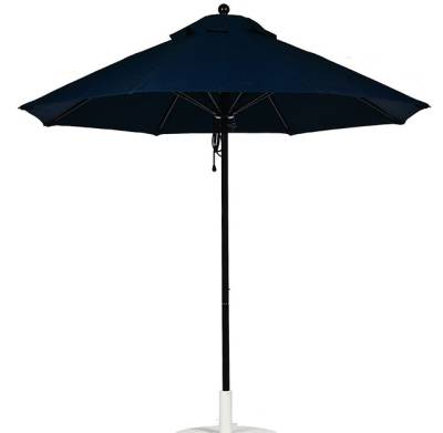 Frankford Monterey 9 Ft. Aluminum Market Umbrella, Fiberglass Ribs - Pulley Lift