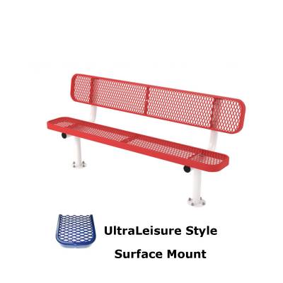 6' and 8' UltraLeisure Bench - Surface and Inground Mount - Image 2