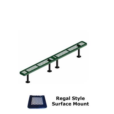 10' and 15' Regal Backless Bench - Surface and Inground Mount - Image 2