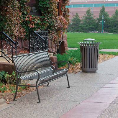 4' and 6' Hamilton Bench - Portable/Surface Mount. - Image 3