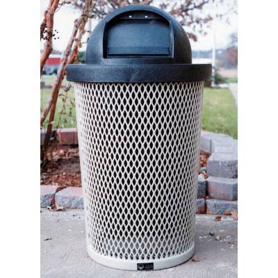Trash Disposal - Outdoor Trash Receptacles - 32 Gallon Tapered Trash Receptacle