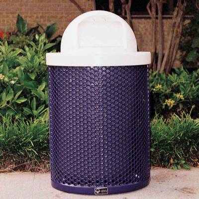 32 Gallon Perforated Trash Receptacle