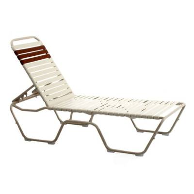 Welded Lido Contract Stack Strap Chaise - Image 3