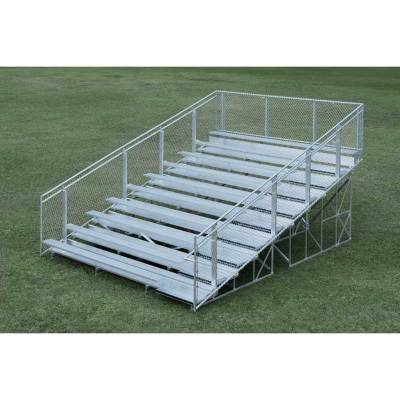 10 Row Non-Elevated Aluminum Bleacher - Image 1