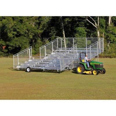 10 Row Transportable Aluminum Bleacher