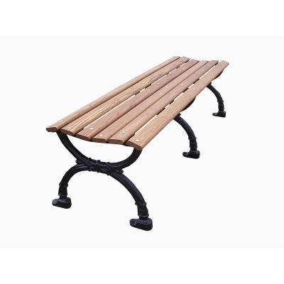 Park Benches - Commercial Cast Aluminum Park Benches - 4', 5' and 80" Victorian Backless Bench - Portable/Surface Mount