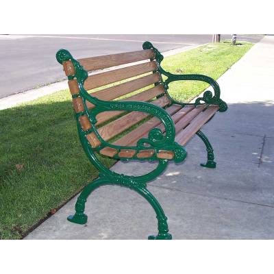 4', 5' and 80" Victorian Bench - Portable/Surface Mount - Image 4