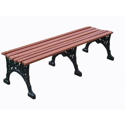 4', 5' and 80" Renaissance Backless Bench - Portable/Surface Mount - Image 2