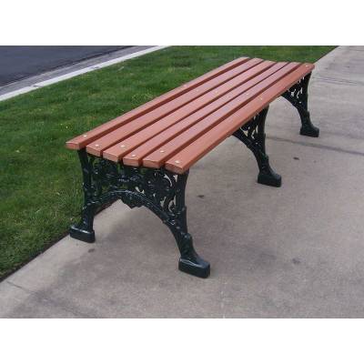 4', 5' and 80" Renaissance Backless Bench - Portable/Surface Mount - Image 3