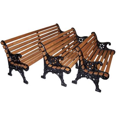 4', 5' and 80" Renaissance Bench - Portable/Surface Mount - Image 2