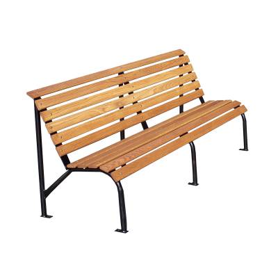Park Benches - Natural Wood - 4', 5' and 80" Capitol Bench - Portable/Surface Mount