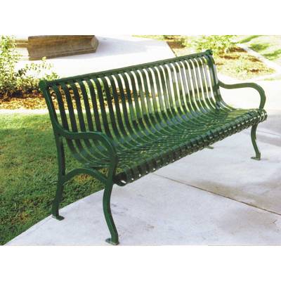 4' - 8' Iron Valley Bench - Portable/Surface Mount - Image 2