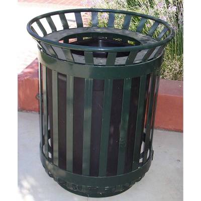 45 Gallon Iron Valley Trash Receptacle