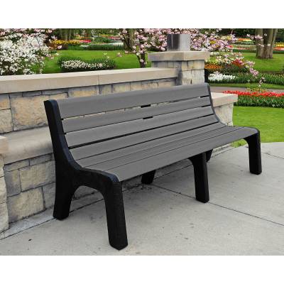 4', 6' and 8' Newport Recycled Plastic Bench – Portable - Image 1