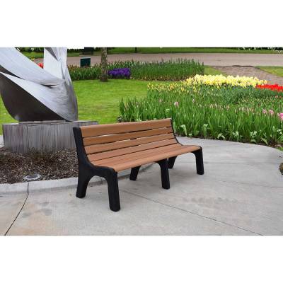 4', 6' and 8' Newport Recycled Plastic Bench – Portable - Image 2