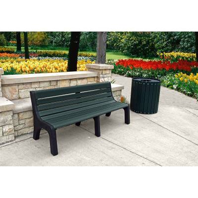 4', 6' and 8' Newport Recycled Plastic Bench – Portable - Image 3
