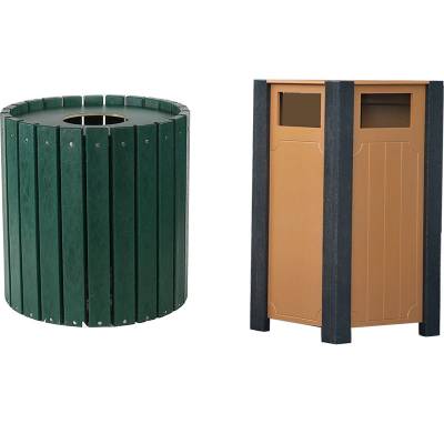 Trash Disposal - Recycled Plastic Trash Receptacles