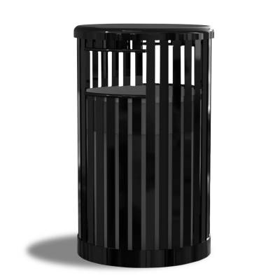 Trash Disposal - Outdoor Trash Receptacles - 36 Gallon Kensington Receptacle 