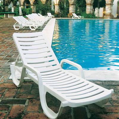 Bahia Contract Stacking Adjustable Chaise Lounge - Pack of 6 - Image 7