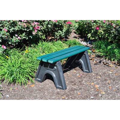 4', 6' and 8' Sport Recycled Plastic Bench - Portable  - Image 2