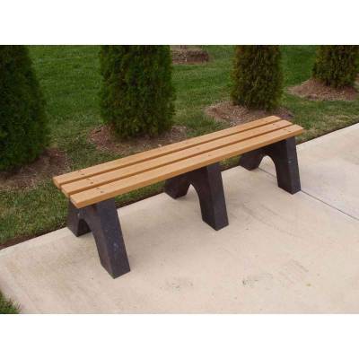 4', 6' and 8' Sport Recycled Plastic Bench - Portable  - Image 3