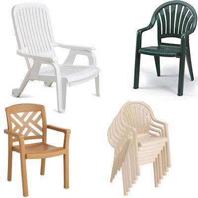 Grosfillex Patio Furniture - Resin Chairs