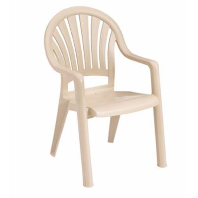 Pacific Fanback Stacking Armchair - Image 3