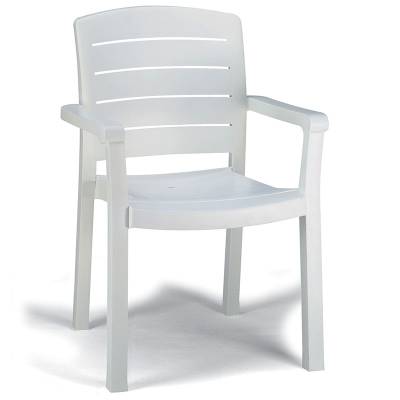 Grosfillex Patio Furniture - Resin Chairs - Acadia Classic Stacking Armchair