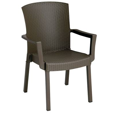Grosfillex Patio Furniture - Resin Chairs - Havana Classic Stacking Armchair