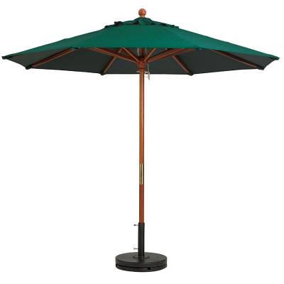 Grosfillex Patio Furniture - 9' Wood Market Octagon Umbrella